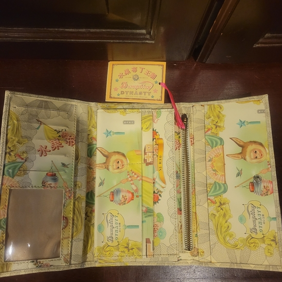 Rare! Dumpling Dynasty Cookie Wallet Fiona Hewlett. NWT - Picture 4 of 4